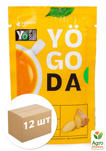 Чай имбирный (с лаймом и медом) ТМ "Yogoda" 50г упаковка 12шт
