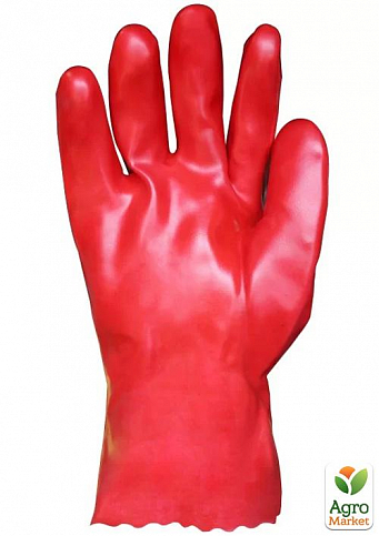 Бензомаслостойкие перчатки с ПВХ покрытием КВИТКА  PRO (12 пар) (110-1207-10) - фото 2