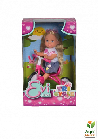 Кукольный набор Эви "На трехколесном велосипеде", 3+ Simba Toys