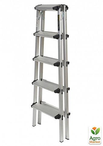 Лестница алюминиевая двухсторонняя Кентавр 5Д - фото 3