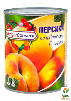 Персик половинки "Bulgar Conserv" 850мл2