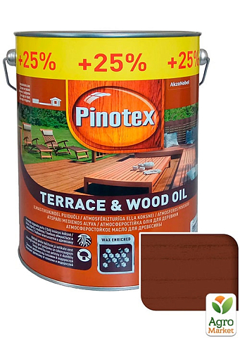 Олія для обробки дерева Pinotex Terrace & Wood Oil Тикове дерево 5 л