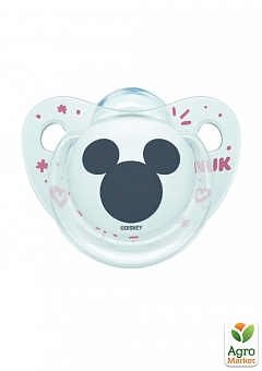 Пустышка силиконовая NUK Trendline Disney Mickey 6-18 месяцев белая2