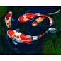 Картина за номерами - Ігриві рибки Ідейка KHO4488