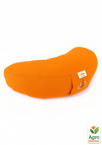 Подушка для йоги и медитации с гречневой шелухой ТМ IDEIA, 46х25х10 см оранжевый 8-30233*010