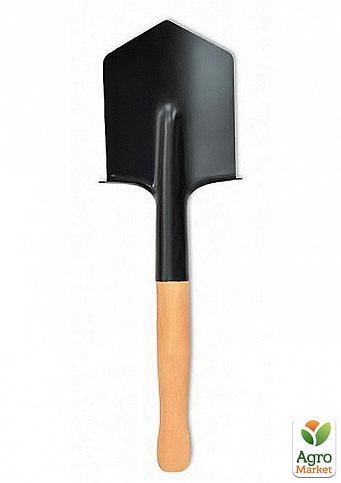 Лопата саперная с деревянной ручкой 500 мл (Украина) №70-846