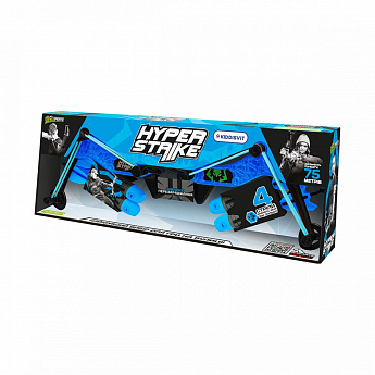 Лук для гри серії "Hyper Strike" (синій, 4 стріли) - фото 5