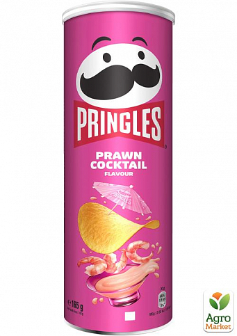 Чіпси Prawn Coctal (коктейль із креветок) ТМ "Pringles" 165г