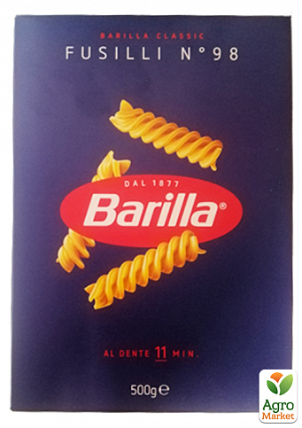 Макароны ТМ "Barilla" Fusilli №98 спираль 500г упаковка 8 шт - фото 2