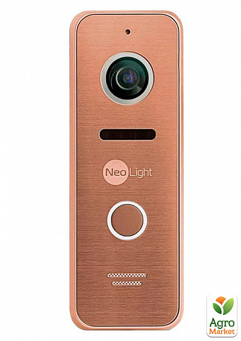 Комплект видеодомофона NeoLight NeoKIT HD Pro bronze - фото 3