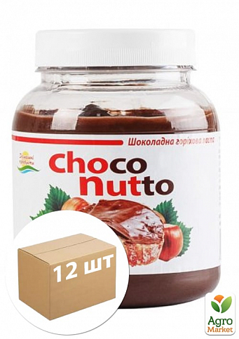 Шоколадно-горіхова паста ТМ "Choco Nutto" 500г упаковка 12шт