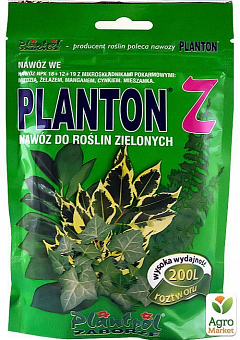Мінеральне добриво "Planton Z (для декоративно-листяних рослин)" ТМ "Plantpol" 200г1