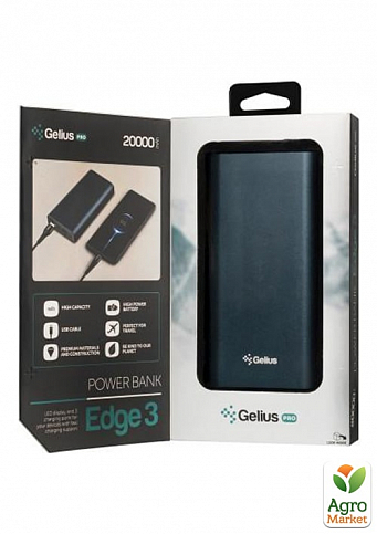 Додаткова батарея Gelius Pro Edge 3 PD GP-PB20-210 20000mAh Dark Blue - фото 9
