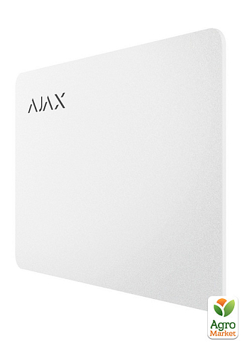 Карта Ajax Pass white (комплект 10 шт) для управления режимами охраны системы безопасности Ajax - фото 3