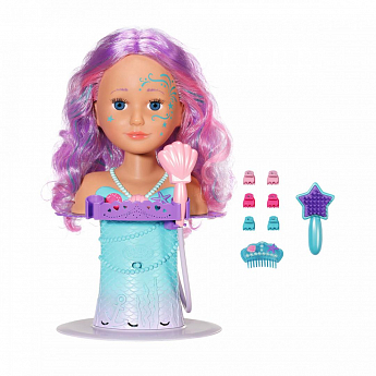 Кукла-манекен BABY BORN с автоматическим душем - СЕСТРИЧКА-РУСАЛОЧКА (на присоске, с аксессуарами) - фото 5