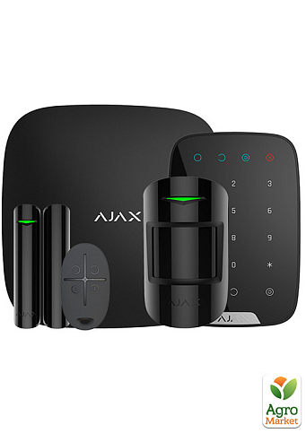 Комплект беспроводной сигнализации Ajax StarterKit + KeyPad black