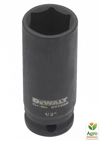 Головка торцевая ударная "IMPACT" DeWALT 1/2" х 24 мм, удлинённая, шестигранная DT7557 ТМ DeWALT
