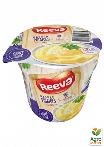 Пюре картофельное (с жаренным луком) ТМ "Reeva" 40г упаковка 24шт - фото 2