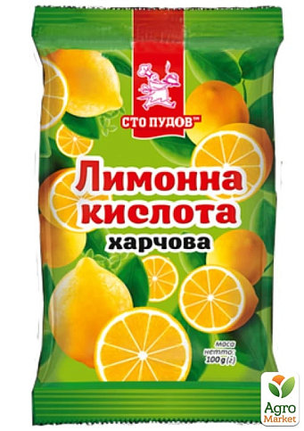 Лимонная кислота ТМ "Сто пудов" 100г упаковка 30 шт - фото 2