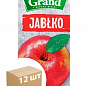 Фруктовый напиток Яблочный ТМ "Grand" 1л упаковка 12 шт