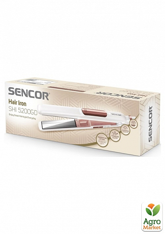 Выпрямитель для волос (утюжок) Sencor SHI 5200GD (6527327) - фото 2