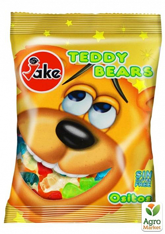 Конфеты жевательные медвежата ТМ "Jake" 100г упаковка 18 шт - фото 2