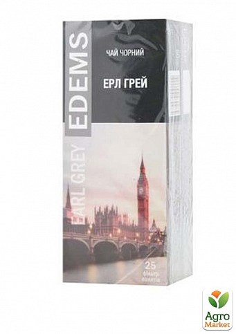 Чай черный Ерл грей ТМ "Еdems" 25 пакетиков по 2г упаковка 30 шт - фото 2