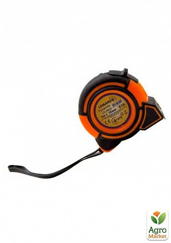 Рулетка LEMANSO 3м x 16мм LTL70015 оранжево-чёрная (106011)