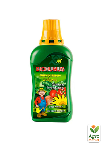 Добриво BIOHUMUS універсальне (біогумус) 0,5-0-0,5 ТМ "Agrecol" 350мл