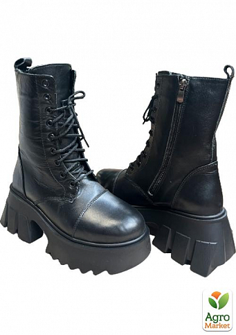 Женские ботинки зимние Amir DSOК-04-562 40 25,5см Черные - фото 6