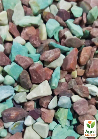 Декоративные камни Галька микс  ( крупная ) фракция 20-40 мм 1 кг