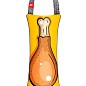 Игрушка для собак WAUDOG Fun с пищалкой, рисунок "Курино бедрышко", L, Ш 11 см, Д 26 см (6202-0221)
