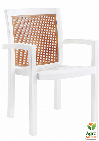 Кресло Papatya Вира белый (4492)