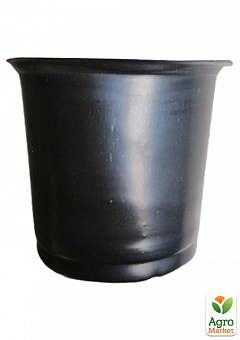 Горщик для розсади: висота 7 см, діаметр 8 см, об'єм 0.2л (чорн.)1