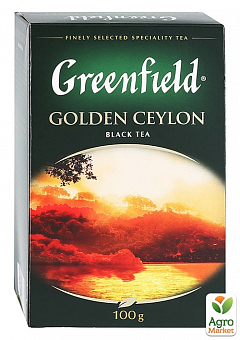 Чай черный цейлонский ТМ "Greenfield" Golden Ceylon 100 гр.2