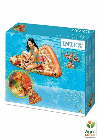 Матрас Кусок пиццы, 160-137-22см, до 100кг, коннекторы, рем.запл, в кор-ке (58752) - фото 2