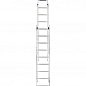 Лестница алюминиевая 3-х секционная BLUETOOLS (3х11 ступеней) (160-9311) цена