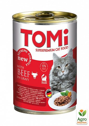 Томи консервы для кошек в соусе (1570461)