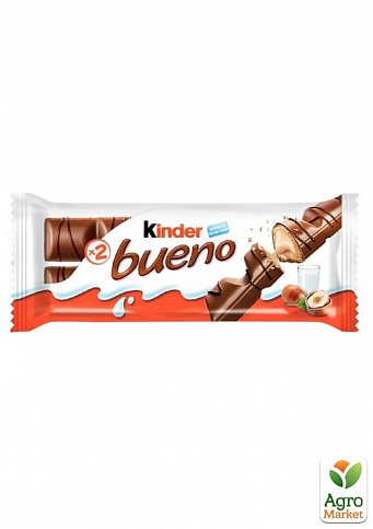 Батончик шоколадний (Bueno) Kinder 43г упаковка 30шт - фото 2