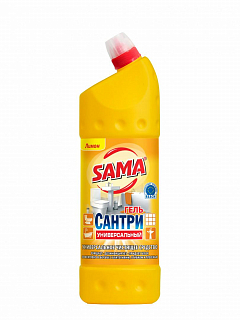 Универсальное чистящее средство гель ТМ «САМА» «Сантри» «Лимон» 1 л2