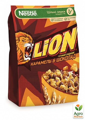 Сухий сніданок Lion ТМ "Nestle" 250г упаковка 20 шт - фото 2