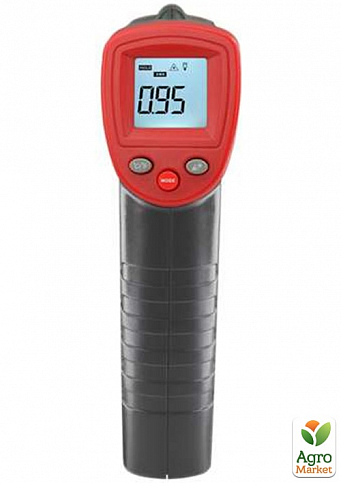Безконтактний інфрачервоний термометр (пірометр) -50-380°C, 12:1, EMS=0,8;0,95 WINTACT WT320 - фото 4