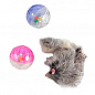 Fox Набір іграшок для кішок 2 пластикових кулі, хутряна миша (1317240)
