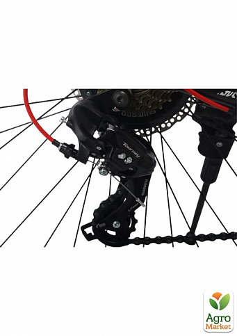 Велосипед FORTE TITAN размер рамы 17" размер колес 27,5" черно-красный (117183) - фото 9