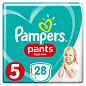 PAMPERS детские одноразовые подгузники-трусики Pants Размер 5 Junior (12-17 кг) Эконом 28 шт