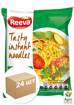 Вермішель (овочі) ТМ "Reeva" 60г упаковка 24шт2