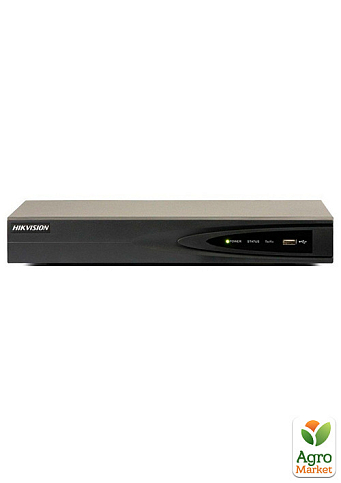 4-канальний NVR відеореєстратор Hikvision DS-7604NI-K1/4P(C) з PoE 