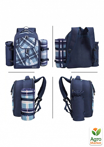 Рюкзак для пикника с набором посуды и одеялом Eono Cool Bag (TWPB-3065B69R) - фото 5