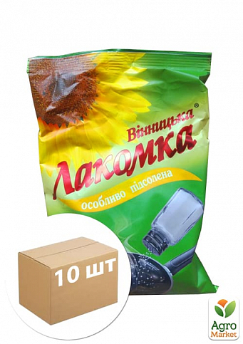 Семечки соленые ТМ "Лакомка" 150г упаковка 10шт