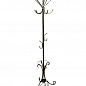 Вешалка-стойка напольная (вращающаяся), металлическая черно-золотистого цвета, высота 192см.